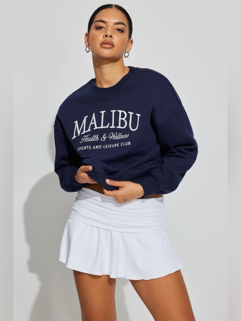 Garage Navy Blue Skort
